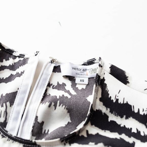 Victor Alfaro x RTR Zebra Printed Dress - Size XS - Picture 5 of 7